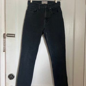 Everlane Black Jeans- Straight Cut- Size 25 Regular